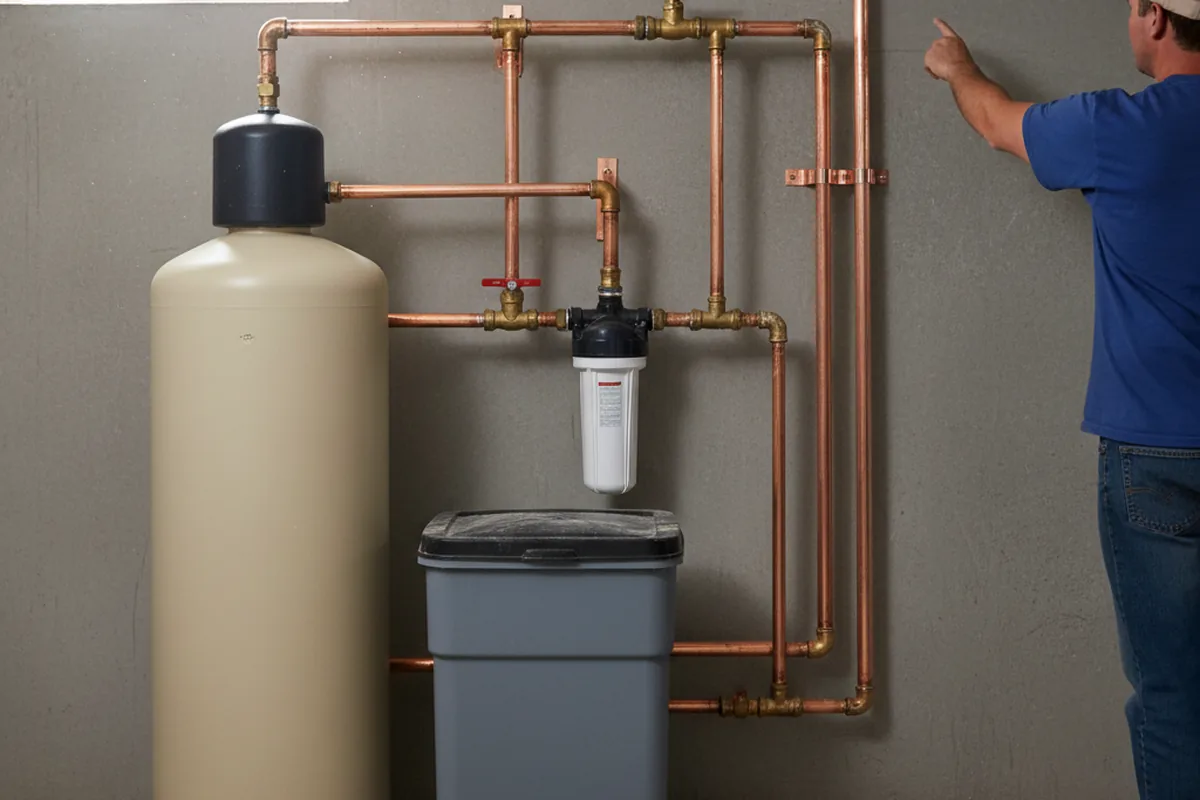 Whole-house water treatment system installed in Peru